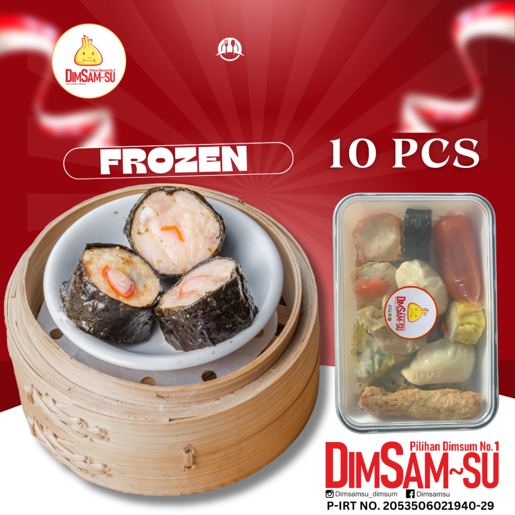 

Dimsum SUSHI AYAM UDANG Dimsamsu Dimsum Enak Murah /Dimsum Frozen/Enak/murah/Frozen food (Khusus Instan Malang & Batu)