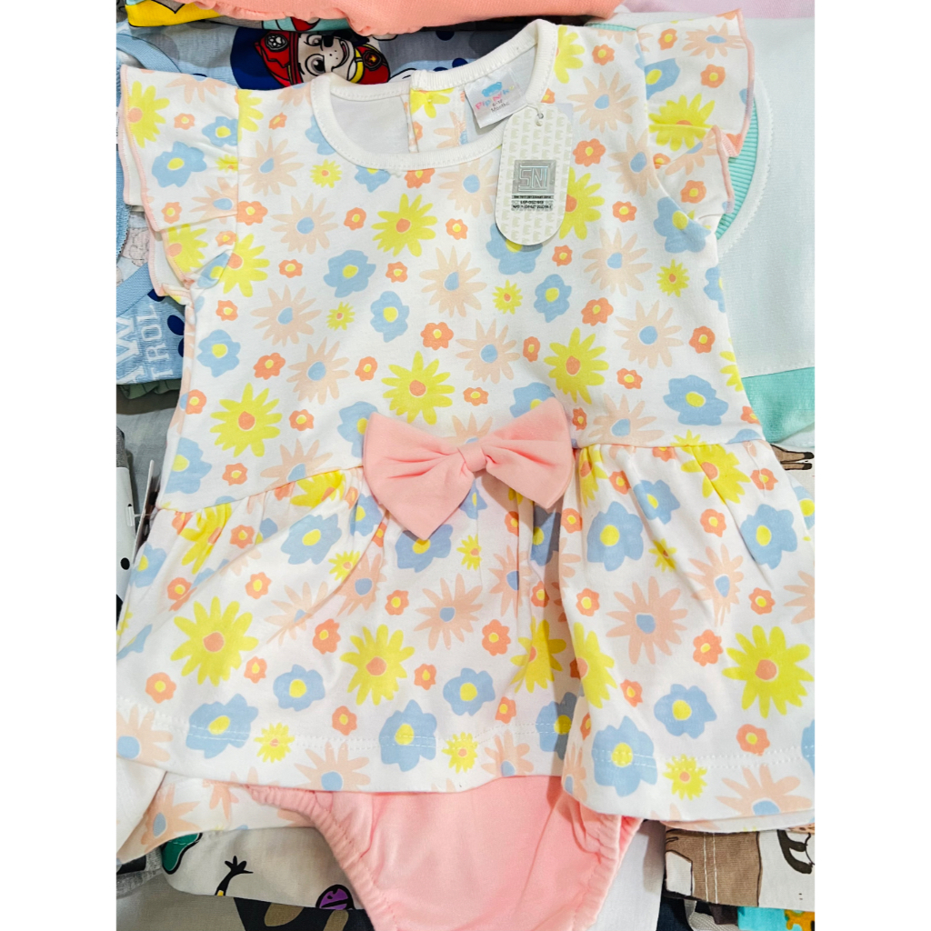 Dress Anak Perempuan Pipiniko Bunga Pelangi