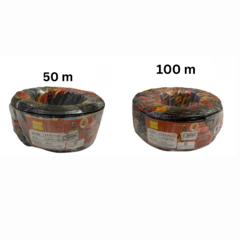 KABEL KITANI 2x0.5MM TEMBAGA SERABUT ASLI
