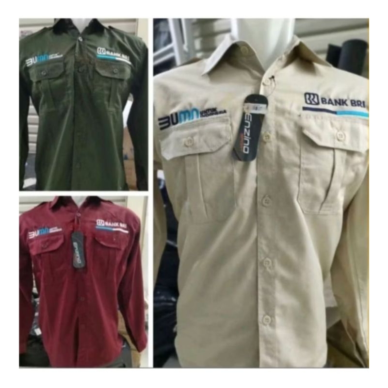 Big size kemeja seragam pdh Bank BRI /kemeja Bank BRI/pdh Bank BRI/seragam bank bri