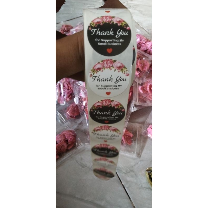 

STIKER THANK YOU BULAT