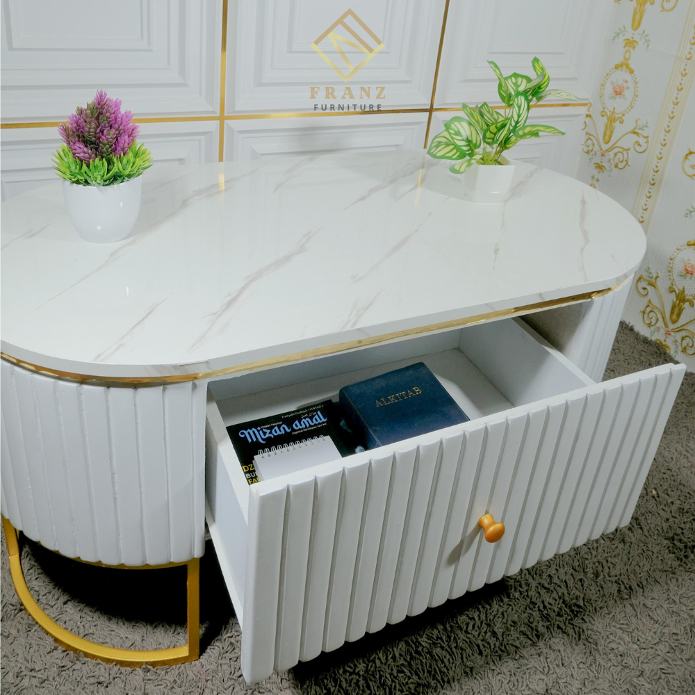 Meja Oval Rak Ruang Tamu | meja tv minimalis modern terbaru | buffet oval meja ruang tamu | meja tv