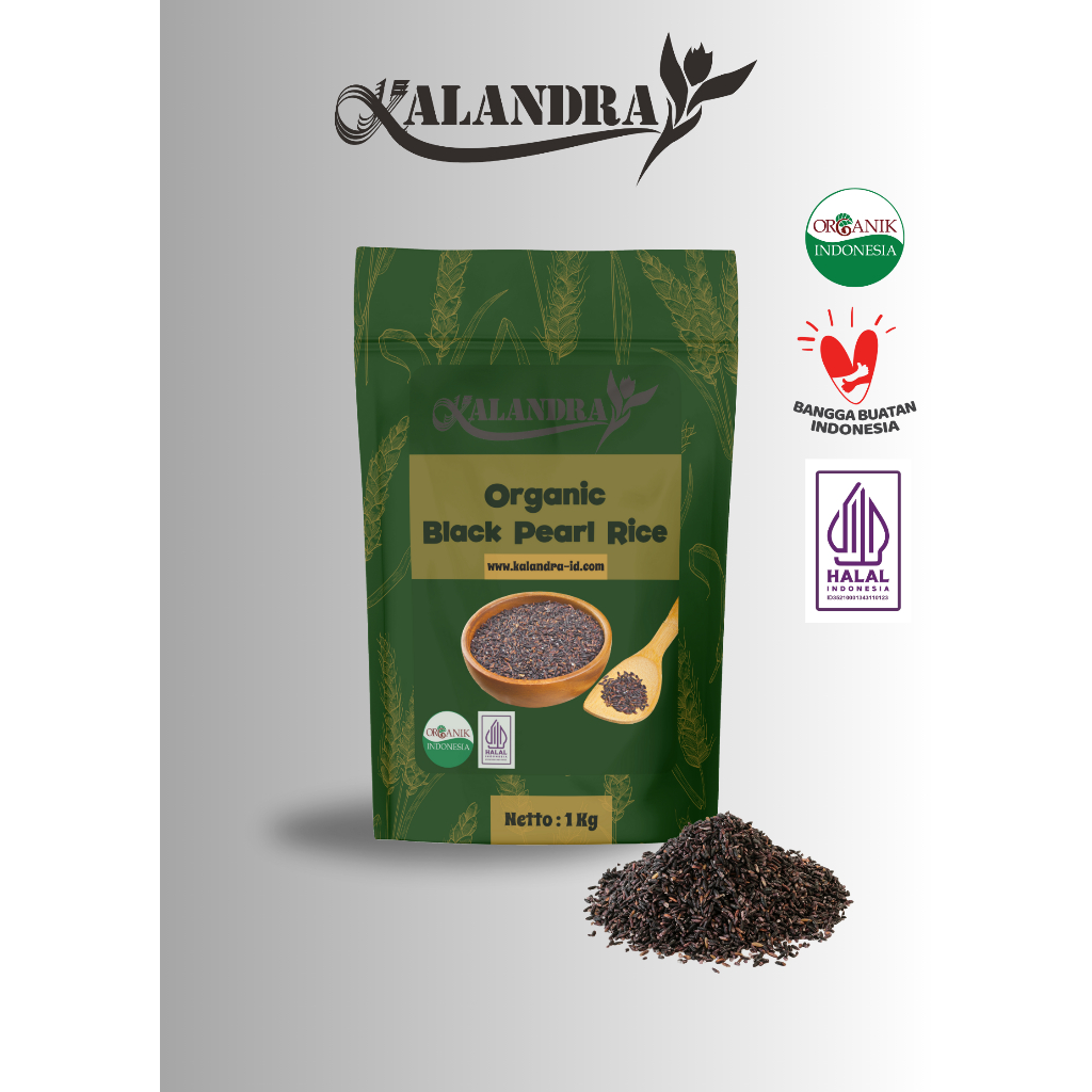 

Kalandra Black Pearl Rice Organic; Beras Hitam Kalandra
