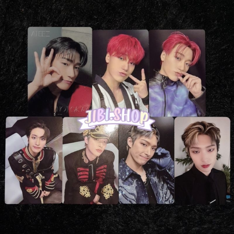 ateez san mingi seonghwa yeosang official album pc photocard the world will digipack zero fever ld f