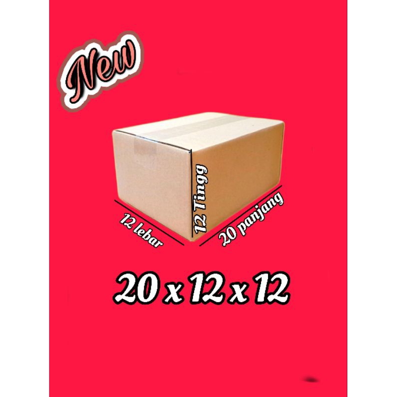 

kardus packing UK 20x12x12 kardus kecil kardus besar