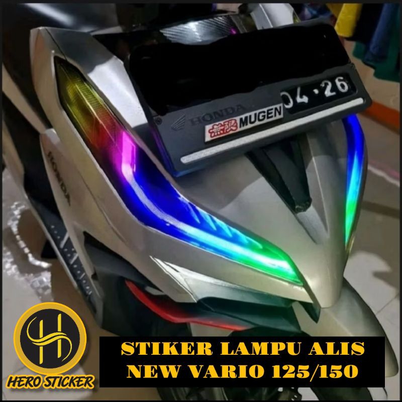 Sticker stiker Lampu sein Alis New Vario 125/150
