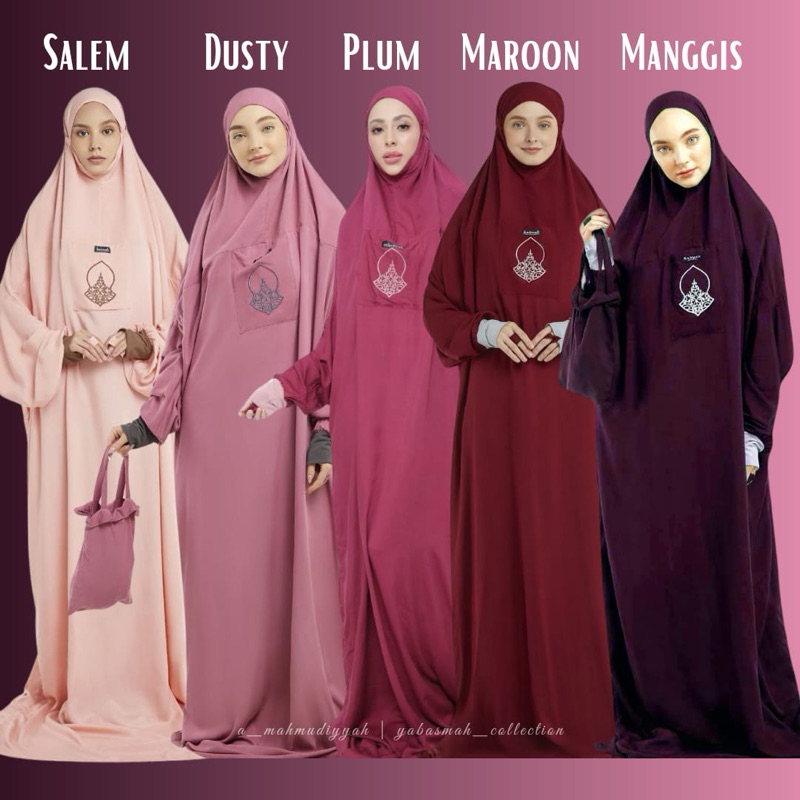 Mukena terompah yaBasmah/Mukena Hadramaut/mukena terusan