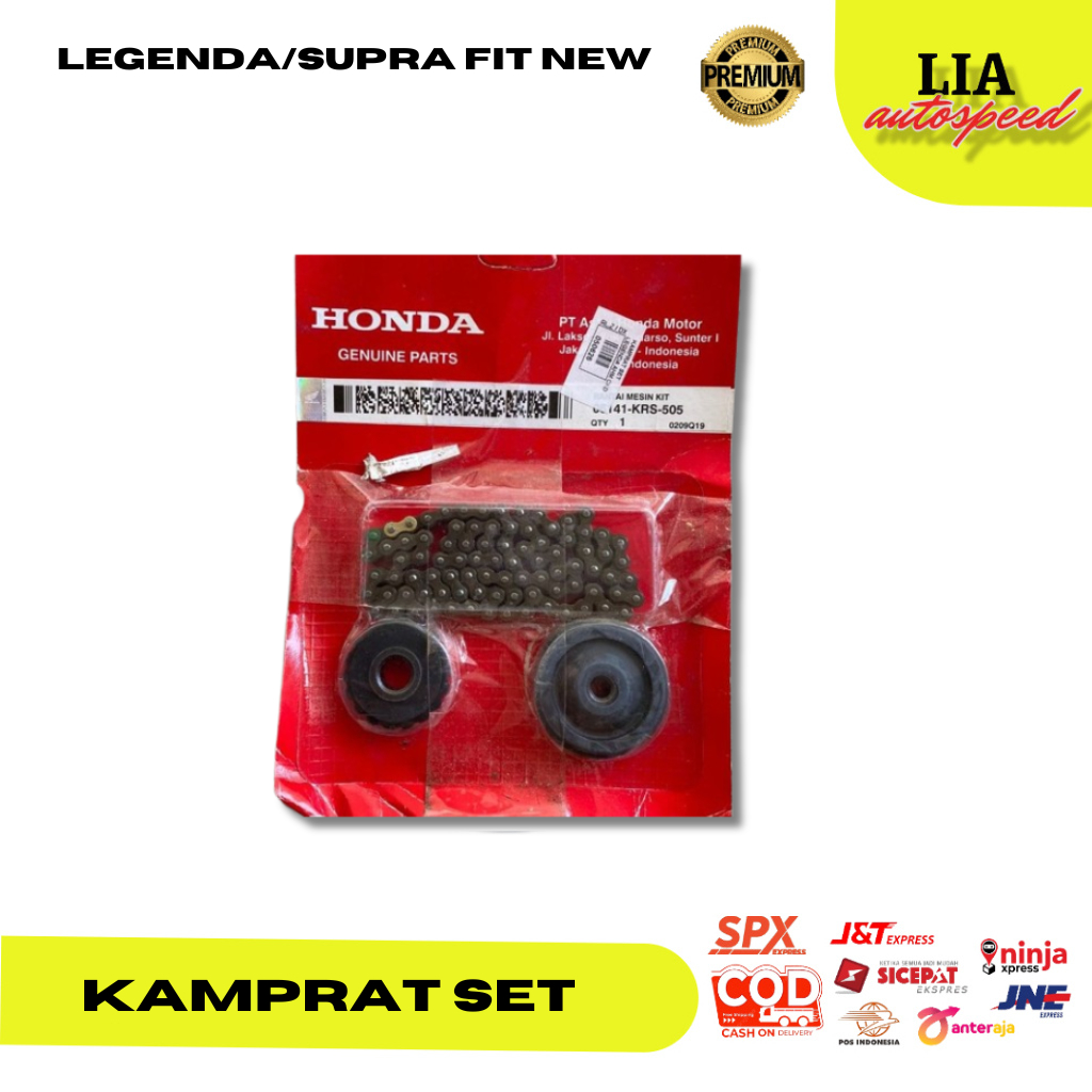 KAMPRAT SET LEGENDA SUPRA FIT NEW (B) AHM CKD ||KAMPRAT SET RANTAI KETNG SET HONDA LEGENDA AHM CKD