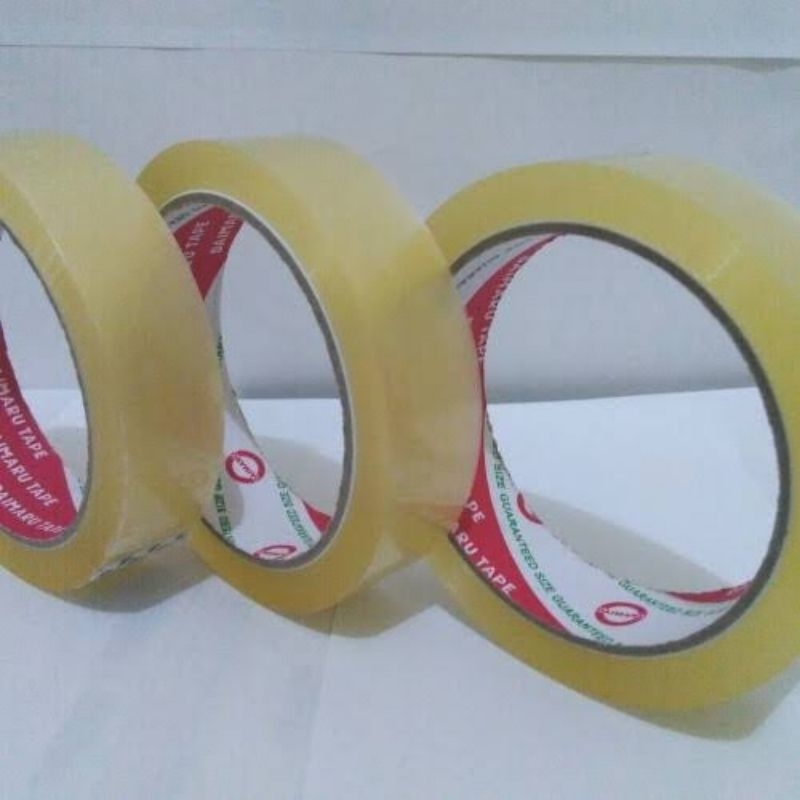 

Lakban Bening Sedang Clear white 72Y 24 mm - Isolasi Bening Ukuran M Matic Tape