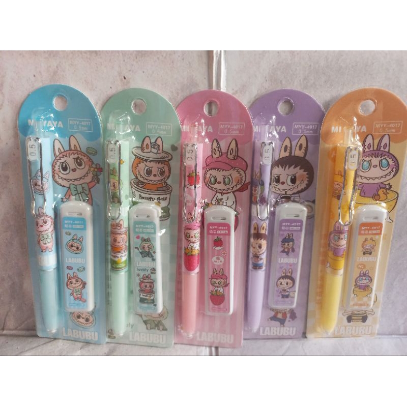 

Pensil Mekanik Labubu+Refil