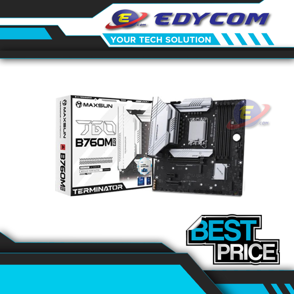 Motherboard MAXSUN Terminator B760M D5 WIFI - LGA1700 B760 DDR5 USB3.2 Type-C SATA3