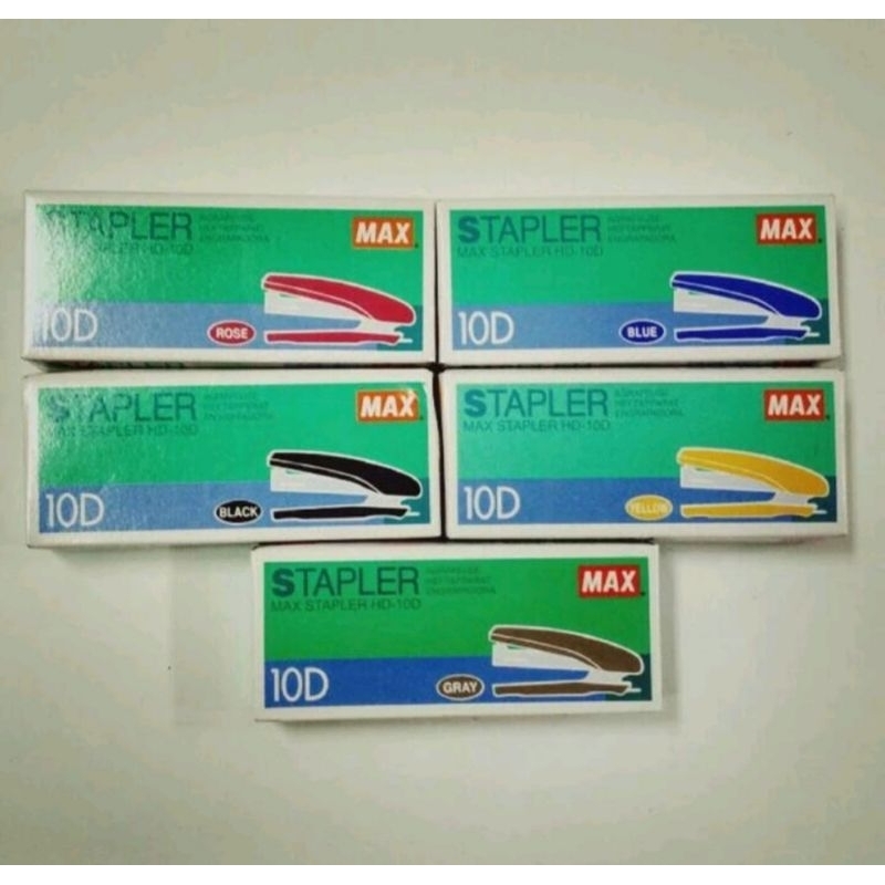 

stapler max / stapler kecil / stapler max hd-10d / stapler warna-warni / stapler super kuat