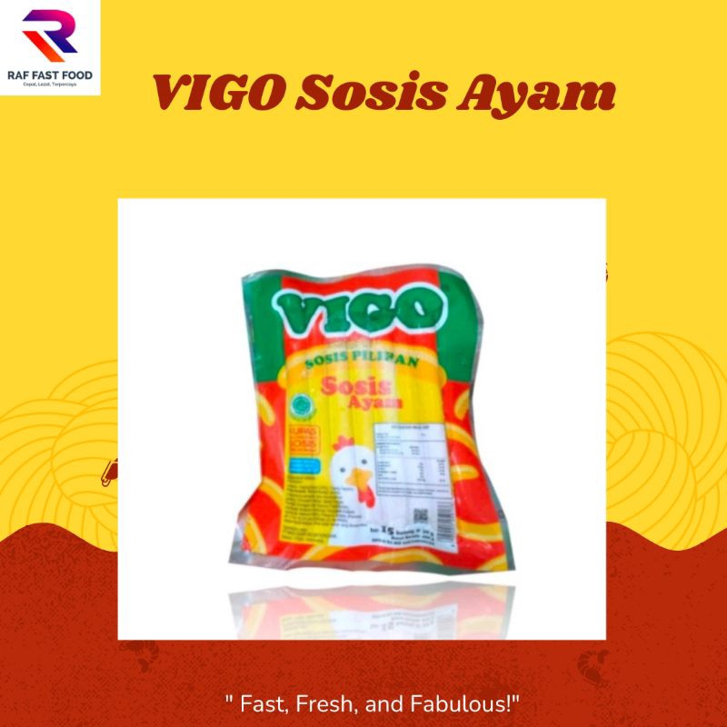 

Vigo Sosis Ayam Panjang Isi 15 Pcs