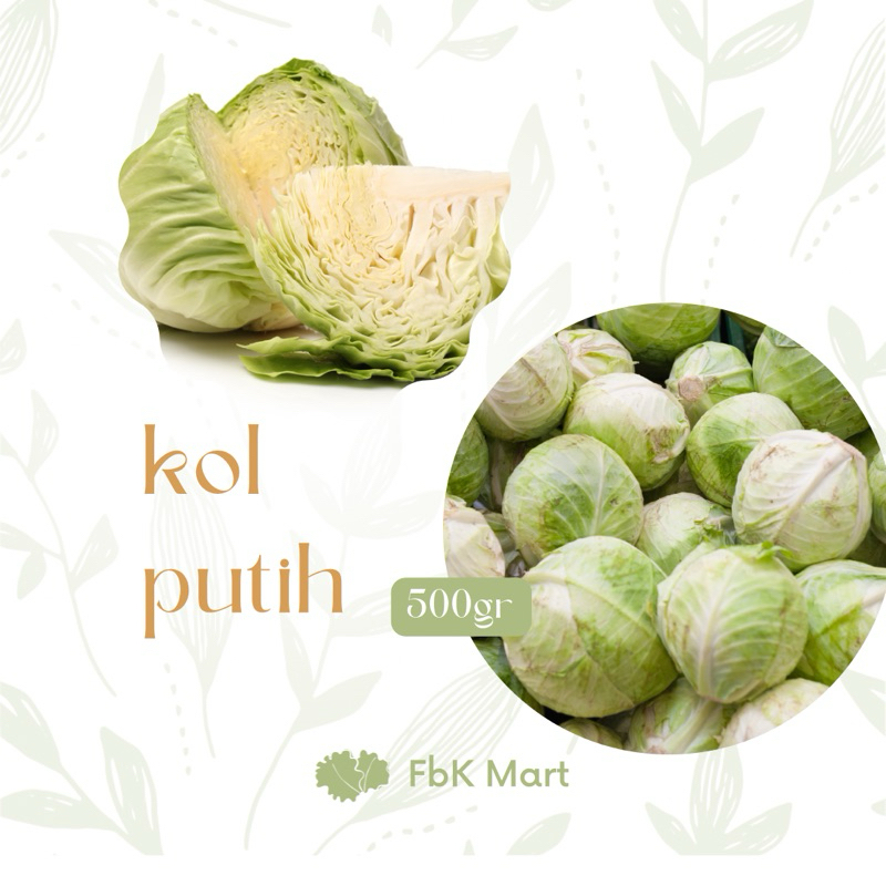 

Kol Putih | Sayur Kol | Sayur online | Sayur Murah