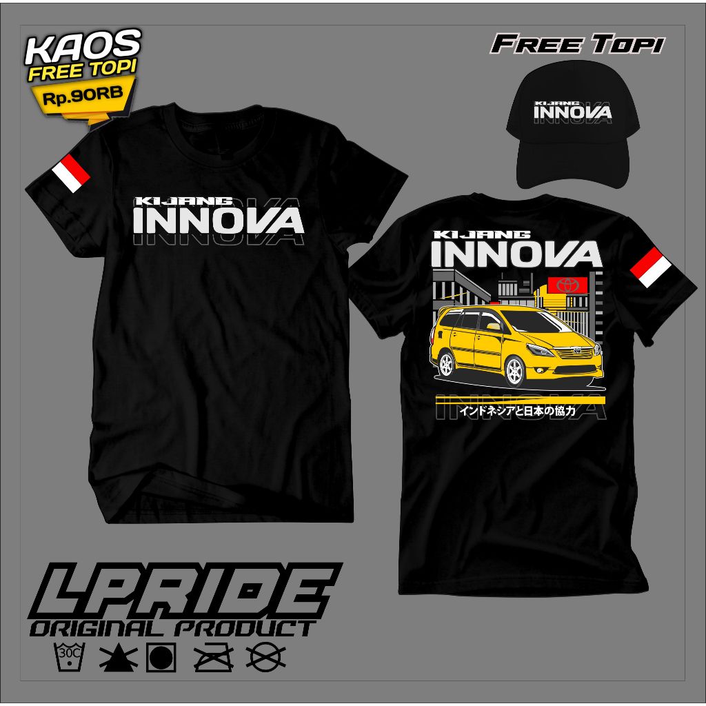 KAOS MOBIL KIJANG INNOVA||KAOS INNOVA FREE TOPI||KAOS INNOVA TERBARU||KAOS INNOVA KUALITAS PREMIUM