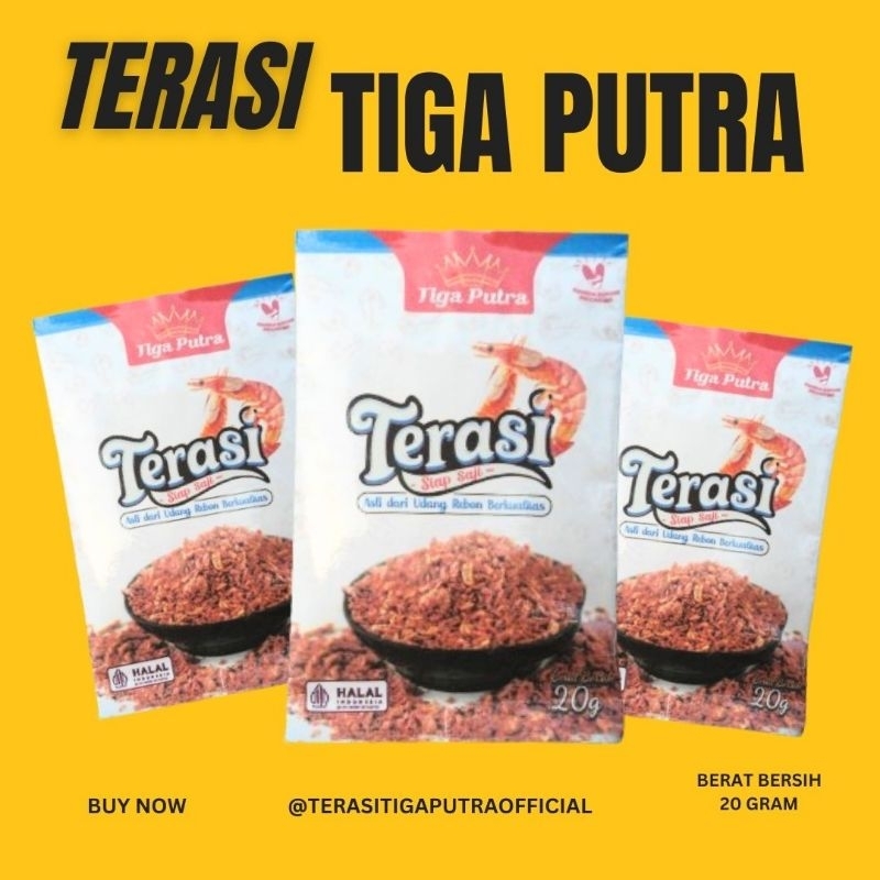 

TERASI TIGA PUTRA SACHET 20 GRAM