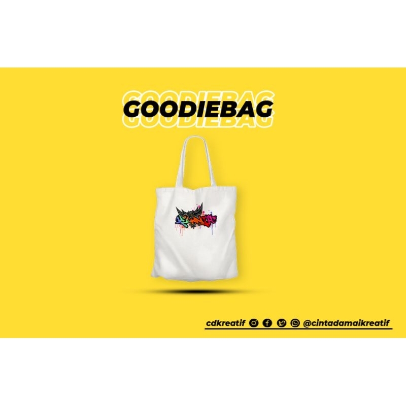 

Totebag custom bahan blacu