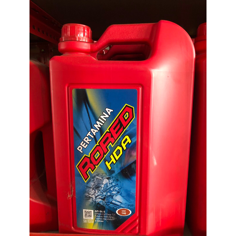Oli Transmisi Pertamina Rored HDA SAE 140 (5L)