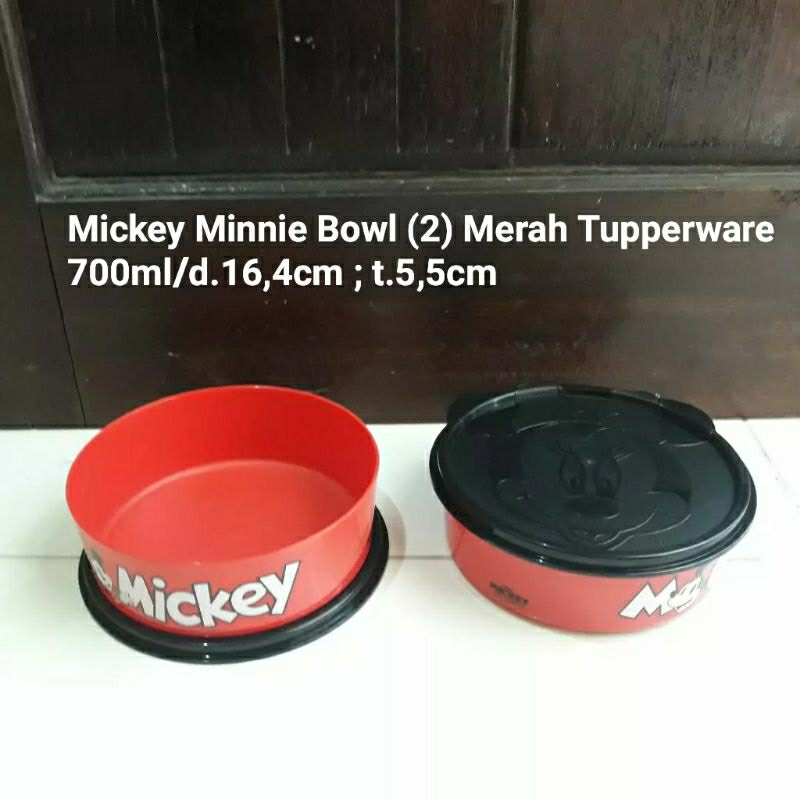 Tupperware Mickey Minnie Bowl