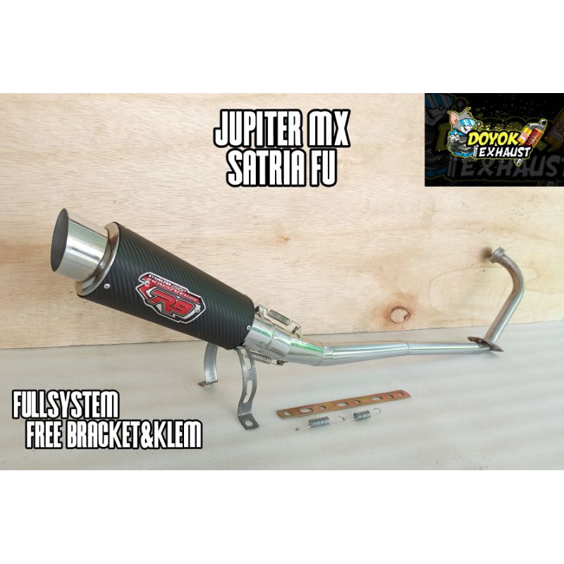 knalpot racing R9 KARBON untuk motor JUPITER MX karbu/old, Jupiter Mx new, Satria Fu karbu/Satria Fu