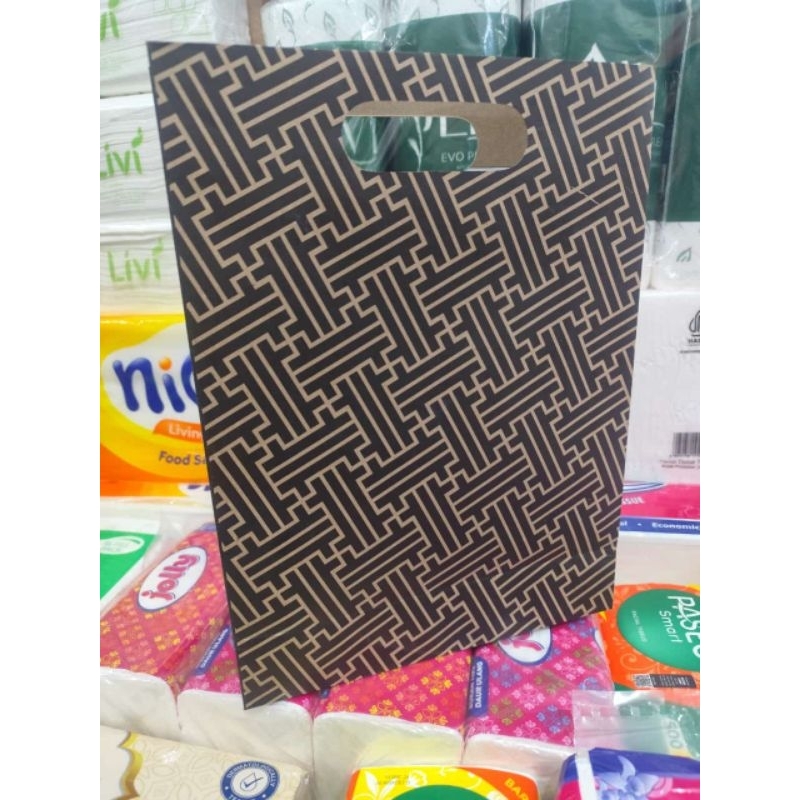 

paper bag polio oval motip new isi 12 pcs terlaris dan termurah new