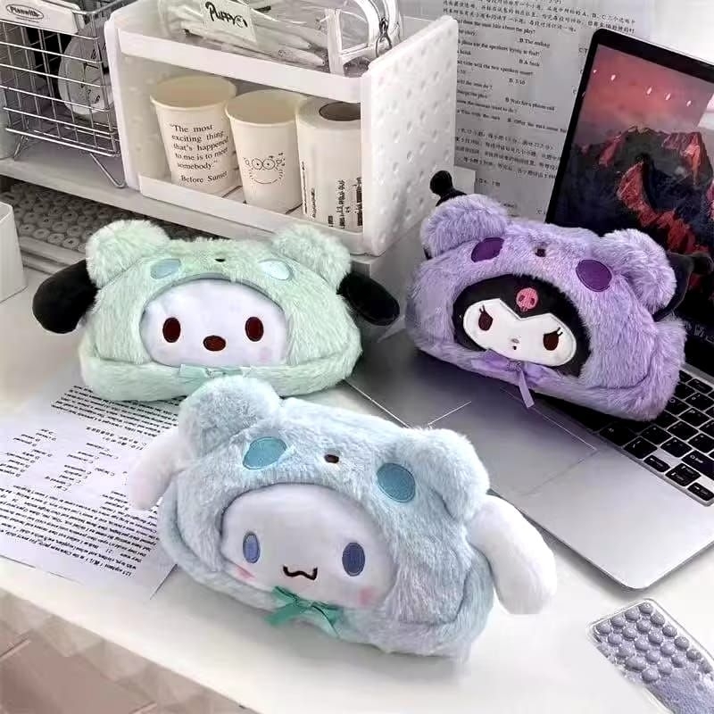 

Sanrio Tempat Pensil Kartun dengan Kapasitas Besar dan Bahan Mewah yang Lembut