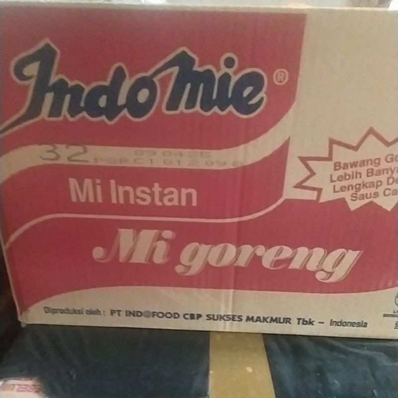 

Indomie goreng 1 crt