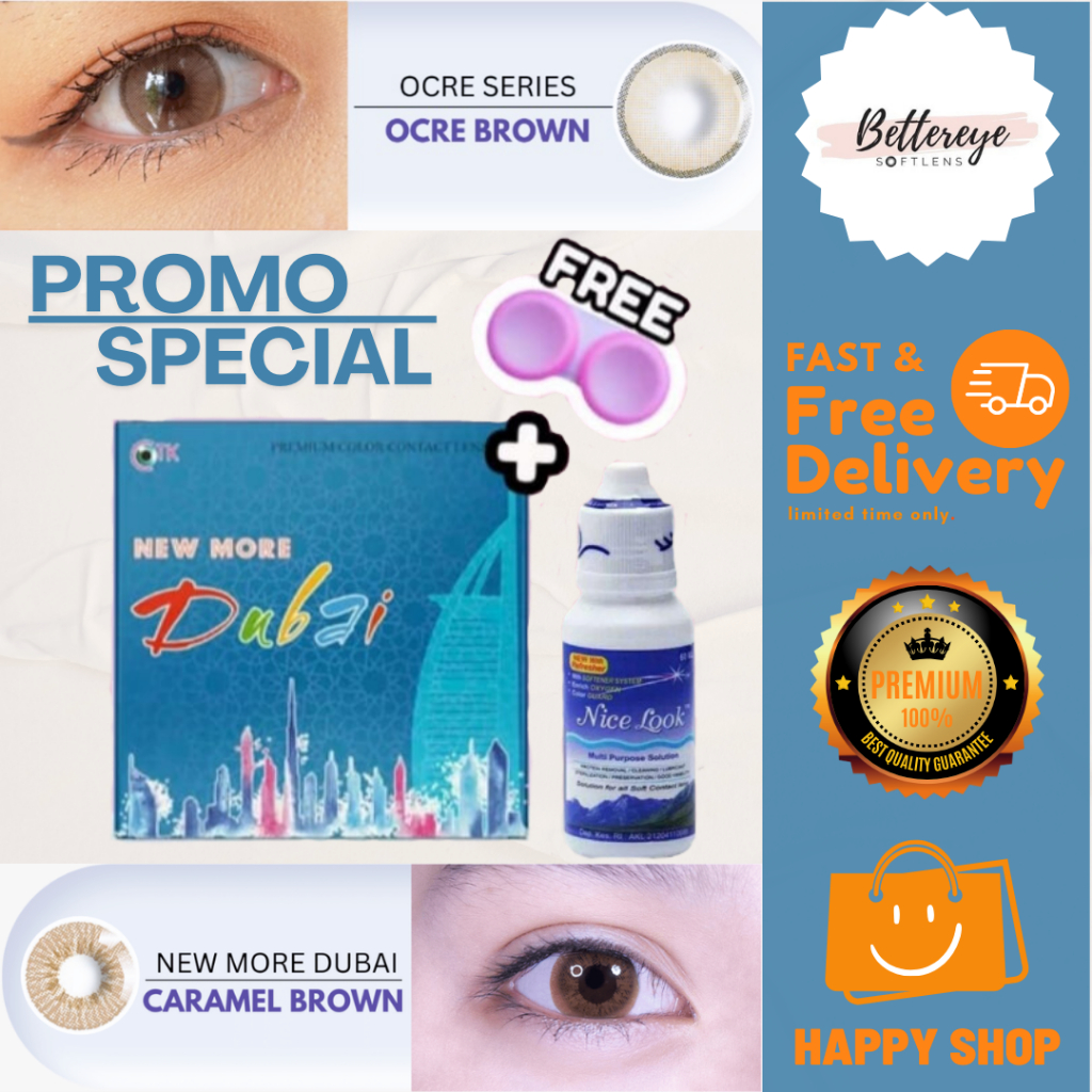 SOFTLENS MANADO - PROMO SPESIAL (PAKET SOFTLENS BROWN MINUS 5.50 - 10.00, AIR SOFTLENS & LENSCASE)