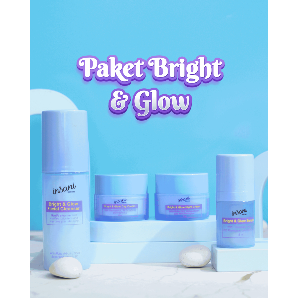 Paket Bright & Glow Insani Skincare - Insani Skincare Official Insani skincare, insani skincare BPOM