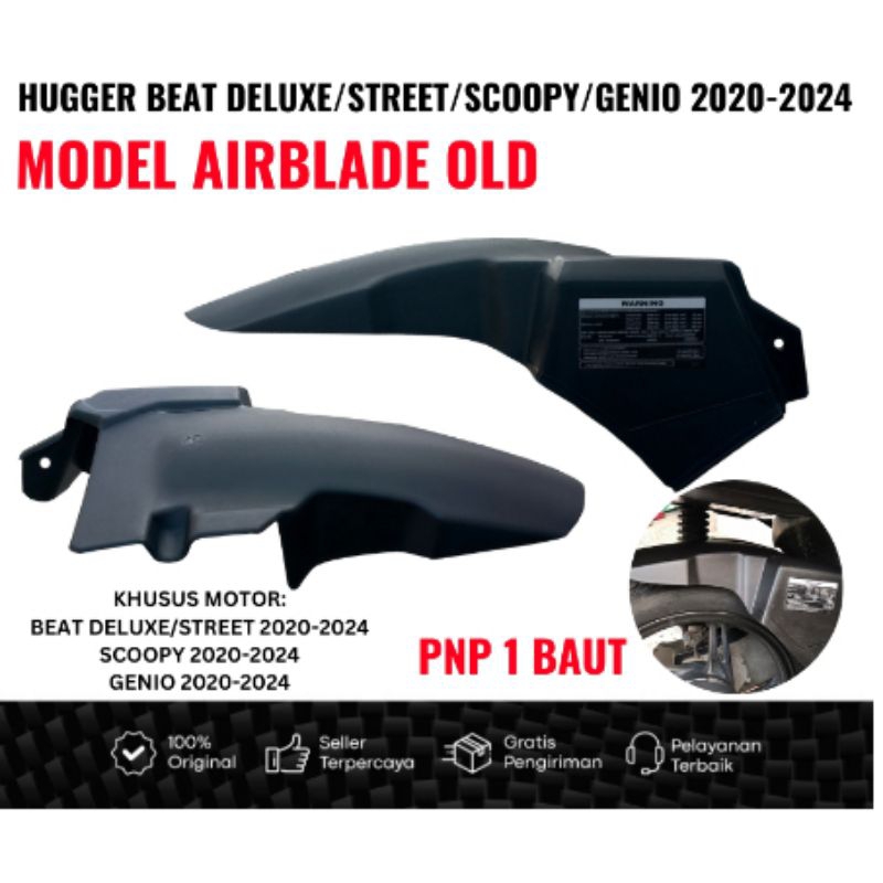 HUGGER AIRBLADE BEAT STREET, DELUXE, SCOOPY, GENIO