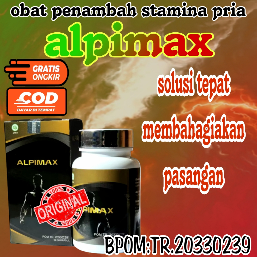 ALPIMAX OFFICIAL obat kuat pria tahan lama jamu herbal obat tradisional suplemen penamabah stamina