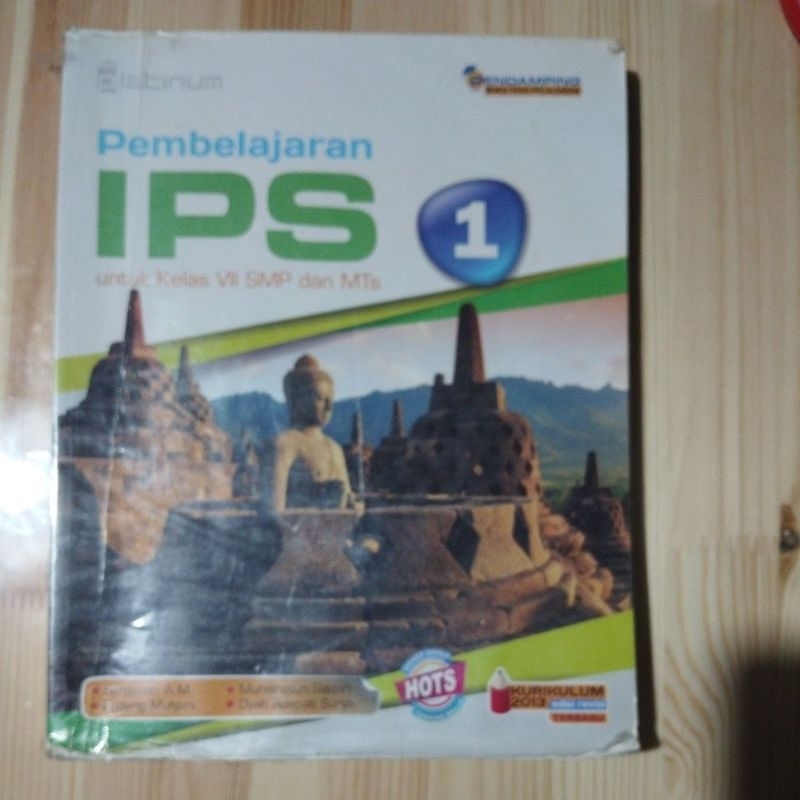IPS Kelas 7 Tiga Serangkai Kurikulum 2013 bekas original
