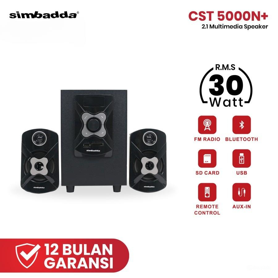 Speaker Simbadda CST5000N+/ CST 5000N+ Bluetooth Multimedia Original