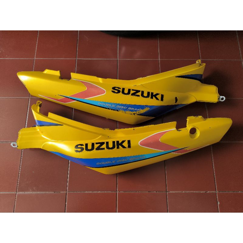 Body Satria Lumba Satria R Biru Kuning Tempong Kempol Body Samping Satria Lumba Original