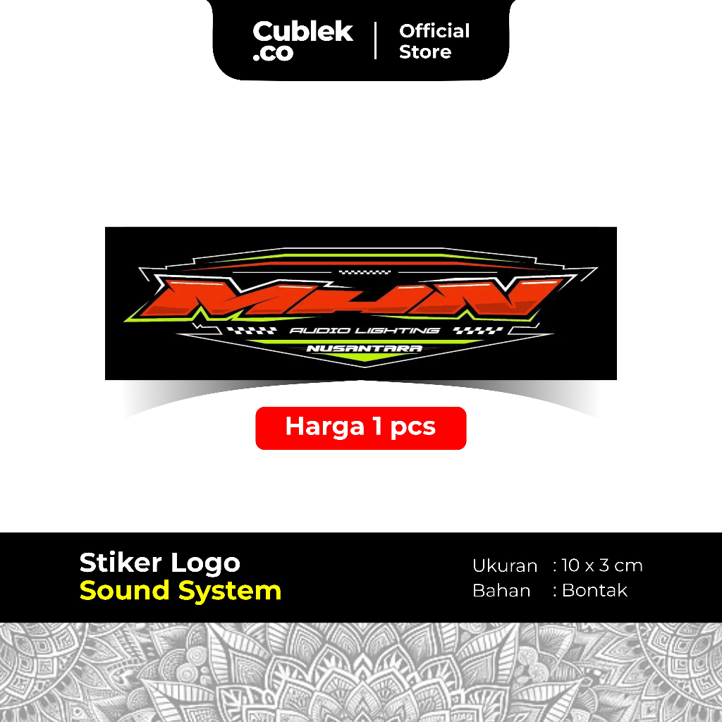 

Stiker Sound System MHN AUDIO (Bahan Bontak)