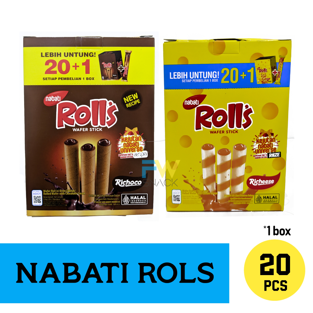 

Nabati rolls box isi 20