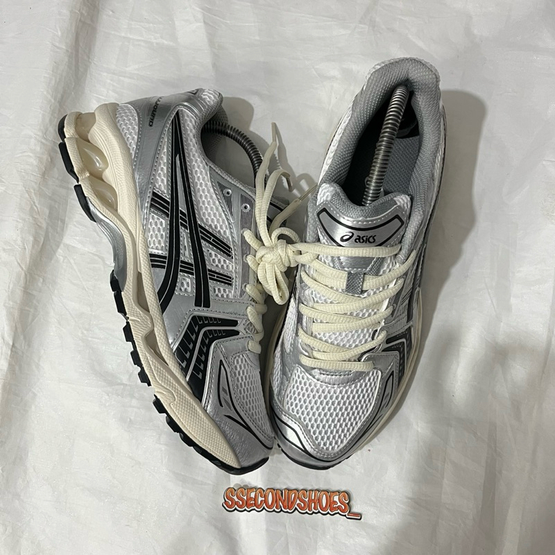 asics gel kayano 24 jjjound black silver