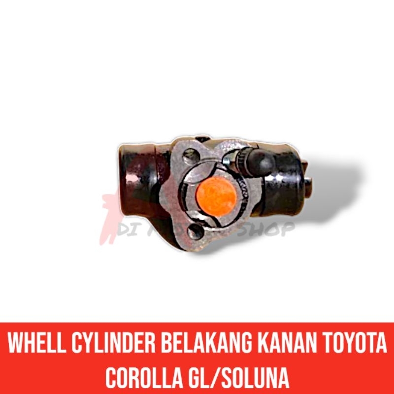 whell cylinder/master rem roda belakang toyota Corolla gl/soluna