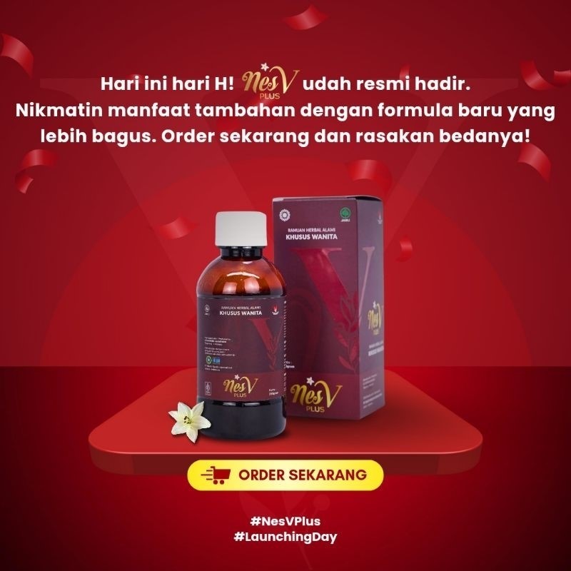 

NES V PLUS HWI asli Original 100% Jamu madu herbal kesehatan kewanitaan BPOM Halal