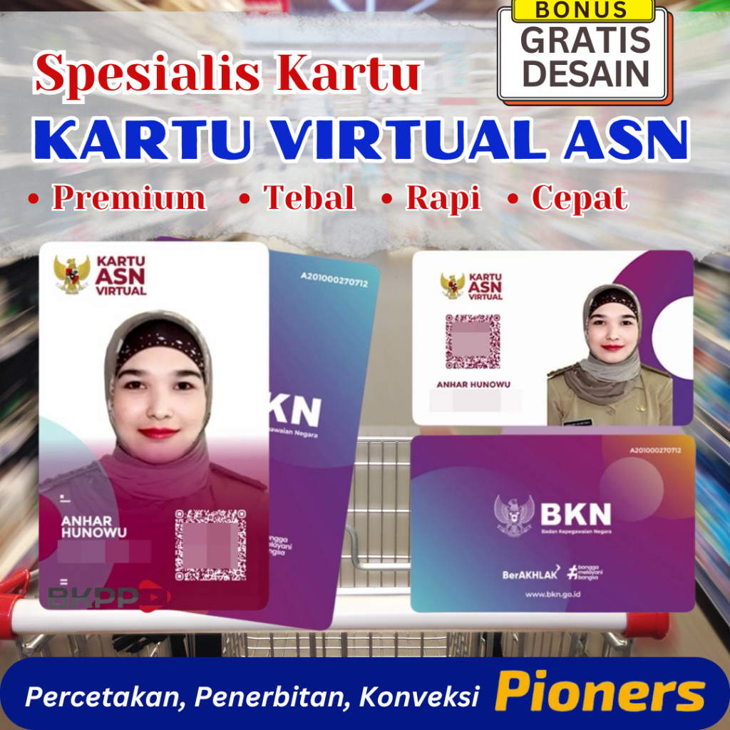 

CETAK KARTU VIRTUAL ASN MURAH BAHAN PVC TEBAL TIDAK PROSES CEPAT
