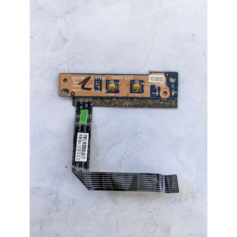 Board papan tombol power on off Lenovo g470 g475