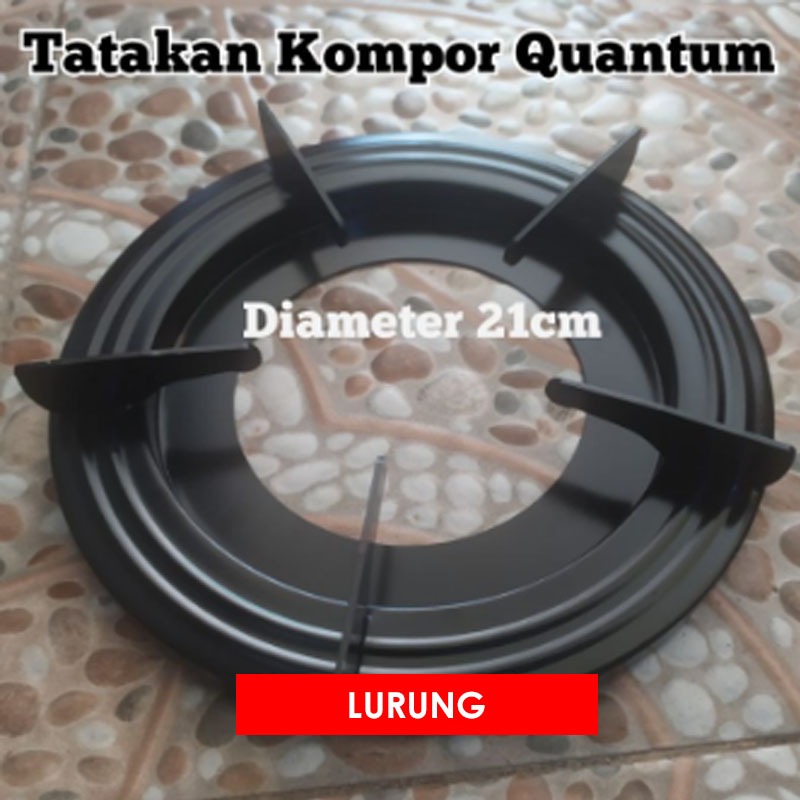 TATAKAN KOMPOR GAS QUANTUM 5 KAKI 2 TUNGKU DUDUKAN ORIGINAL