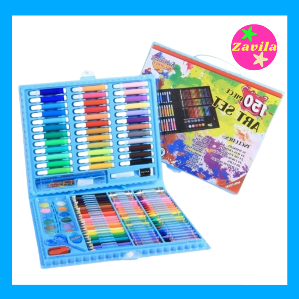 

Pensil Crayon Warna Set Isi 150 Pcs Krayon Alat Lukis Mewarnai Gambar