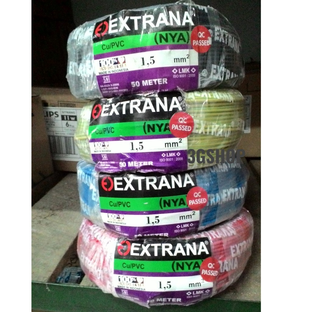 KABEL TUNGGAL KAWAT NYA 1.5 50M EXTRANA