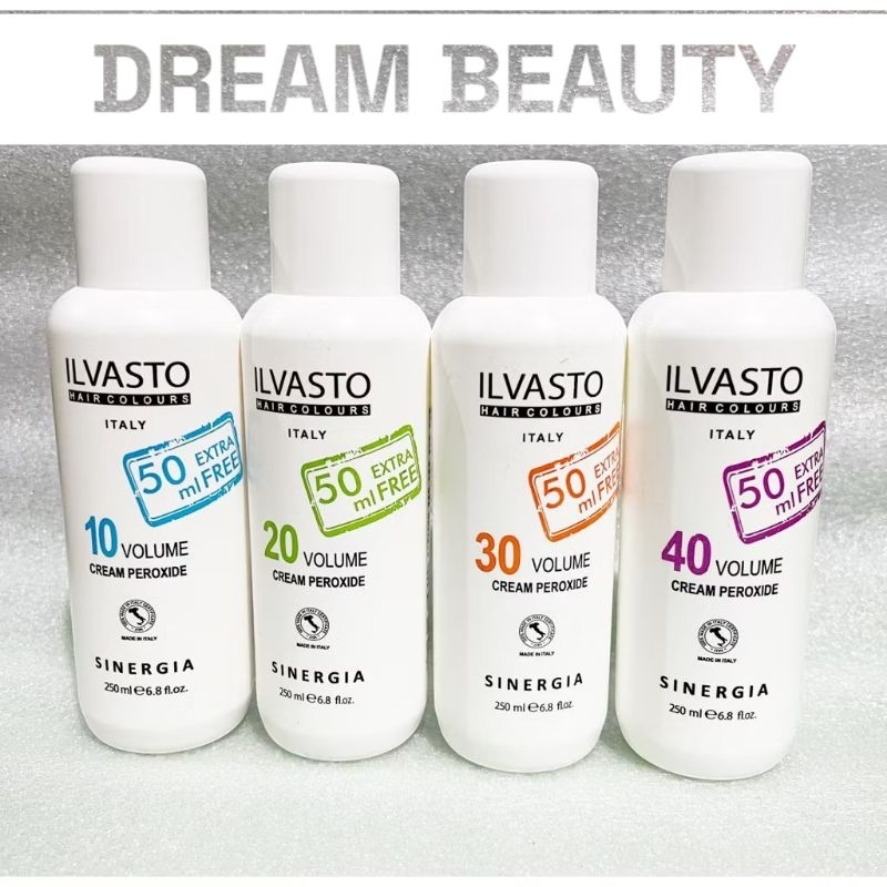 ❤️DreamBeauty❤️ ILVASTO PEROXIDE 200ml / Campuran Cat pewarna rambut Volume 10/20/30/40