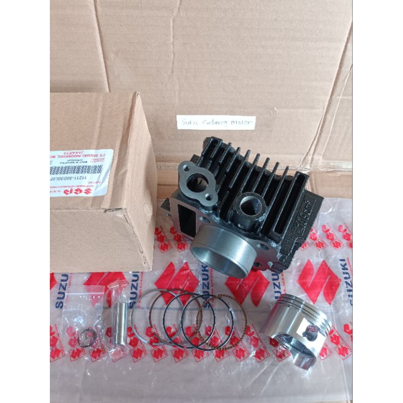 BLOK SEHER SET PISTON KIT SUZUKI SHOGUN 110 SHOGUN KEBO ASLI ORI