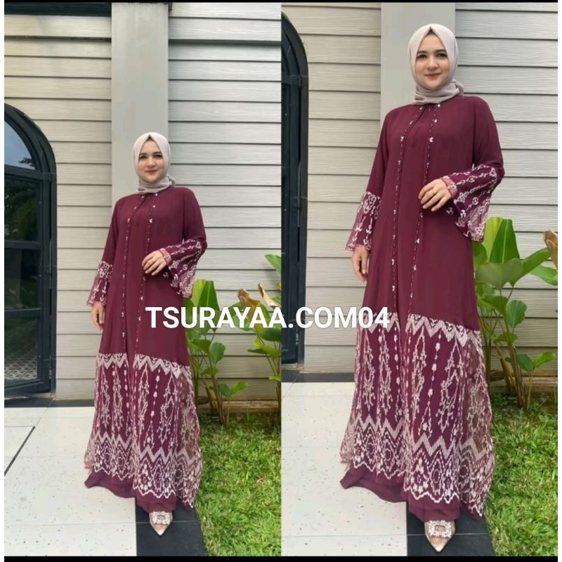 TS.04/AYUMI ABAYA/GAMIS LIVY/GAMIS BUSUI OUTER/GAMIS PESTA TERBARU/GAMIS MEWAH