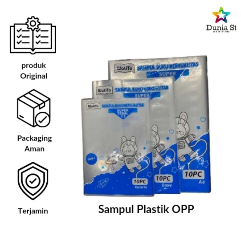 

sampul buku Plastik OPP Walito