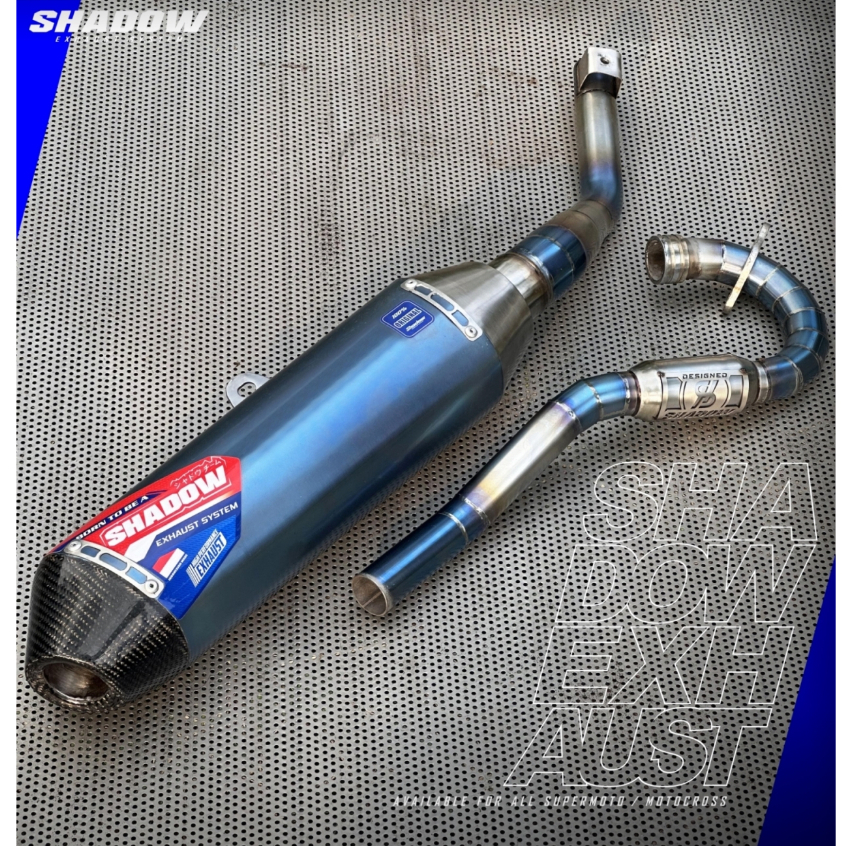 Knalpot  KX250f type POSEIDON kompetisi  Shadow Exhaust System