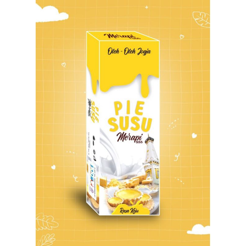 

oleh oleh khas jogja | pie susu merapi | satu box berisi 7 pcs